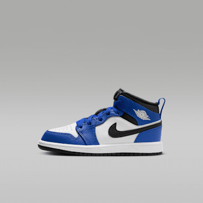 Jordan 1 Mid Younger Kids Shoes. Nike AT